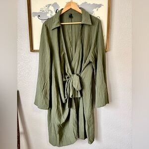Cider wrap dress 2x